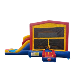 Yellow Bounce House Combo