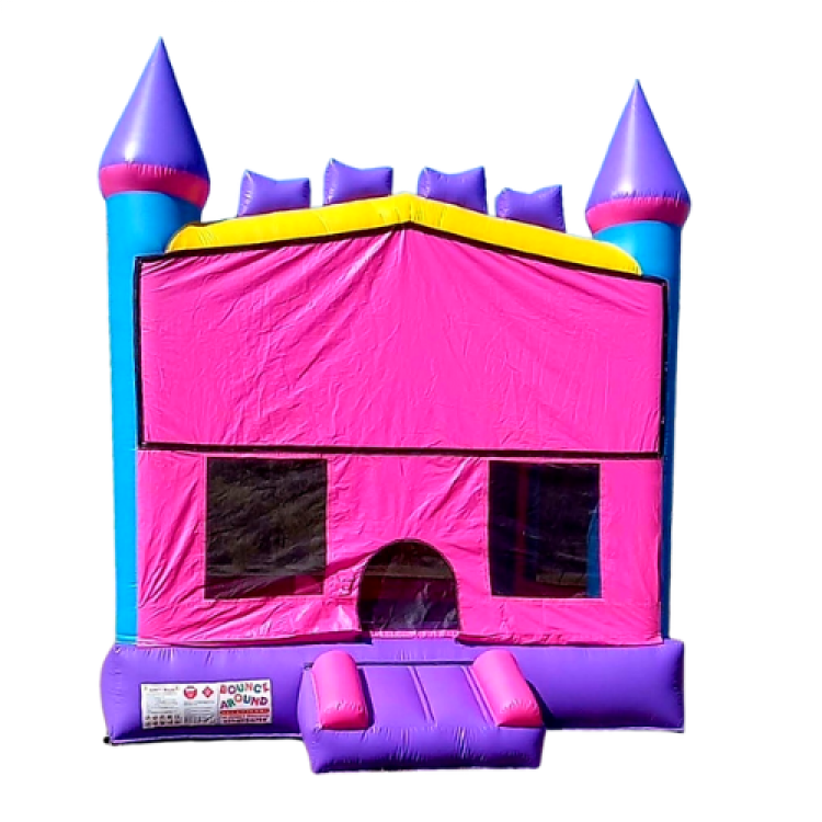 Pink Bounce Castle 13ft x 13ft